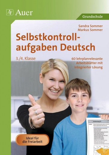Sommer, S: Selbstkontrollaufgaben Deutsch  3.-4. Klasse