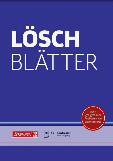 BRUNNEN Löschblattblock DIN A5 10 Blatt