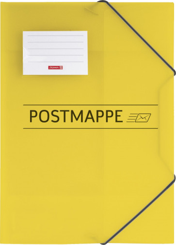 BRUNNEN Sammelmappe "Postmappe" DIN A4 Kunststoff mit Gummizug
