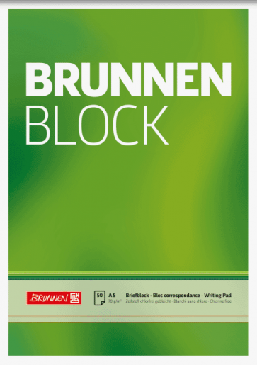 Brunnen Block „BRUNNEN-Block“ A5 unliniert