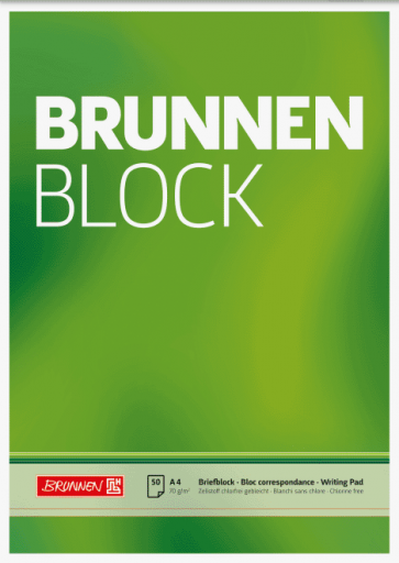 Brunnen Block „BRUNNEN-Block“ DIN A4 unliniert