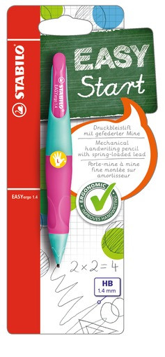 STABILO Bleistift Linkshänder -  EASYergo 1.4 - türkis/pink