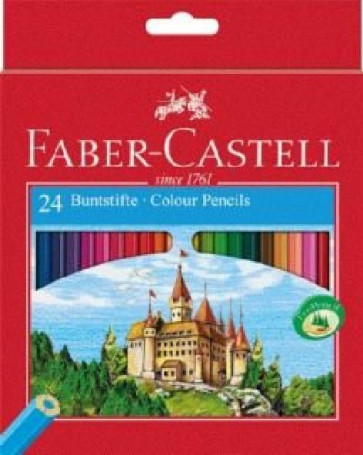 Faber Castell Farbstifte Castle 24er- Pappetui Burgmotiv 111224 