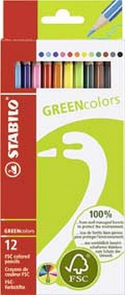 STABILO Umweltfreundlicher Buntstift -  GREENcolors - 12er Pack