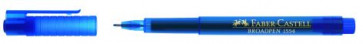 Faber-Castell Faserschreiber Broadpen 0,8mm blau dokumentenecht 