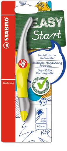 STABILO Tintenroller Rechtshänder -  EASYoriginal metallic - gelb/metallic