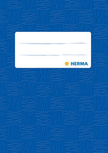 Herma Heftumschlag Plastik A6 Blau 7403 (Heftschoner)