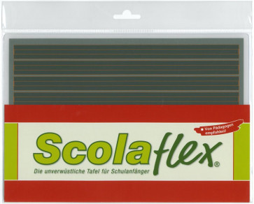Scolaflex-Tafel Lineatur 1, 1. Schuljahr - 9 Systeme Vorderseite Lineatur 1/ Rückseite blanko 104020081