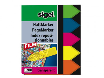 Sigel Haft-Marker 60X45Mm Pfeil 5-Farben Hn613 