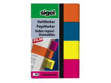 Sigel Haft-Marker 80X50Mm 4 Farben Hn614 Sigel 