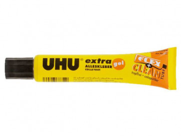 UHU Uhu Alleskleber Extra 18g Flex+Clean tropffrei+saub er Kunsstofftube
