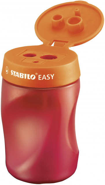 STABILO Dosen-Spitzer Rechtshänder -  EASYsharpener - 3 in 1 - orange