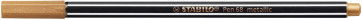 STABILO Premium Metallic-Filzstift -  Pen 68 metallic - kupfer