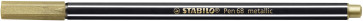 STABILO Premium Metallic-Filzstift -  Pen 68 metallic - gold