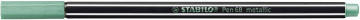 STABILO Premium Metallic-Filzstift -  Pen 68 metallic - grün