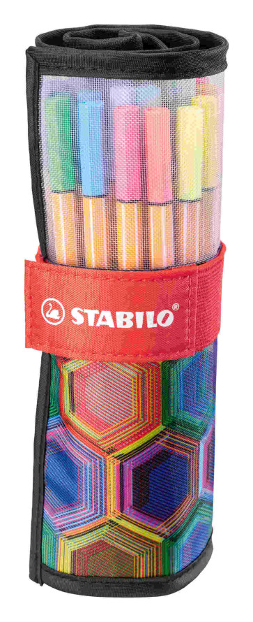 STABILO Fineliner - point 88 - 25er Rollerset ARTY Edition 