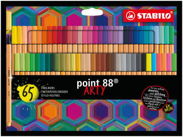 STABILO Fineliner -  point 88 - 65er Pack