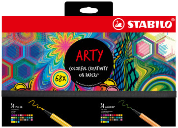 STABILO Stifte-Set - ARTY Creative Set - 68er Pack