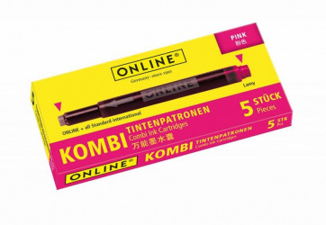 Online Tintenpatrone Kombi sortiert 5 Stück pink