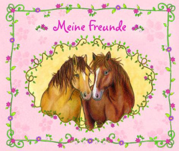 Loewe Freundebuch 21,0x17,5cm Meine Freunde Pferde ab 6 Jahre