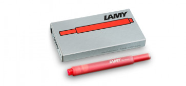 LAMY Tintenpatrone T10 5 Stück Rot