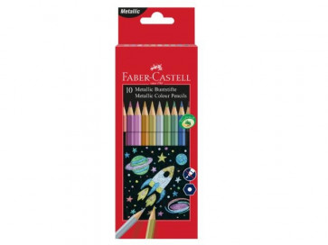 Faber-Castell Buntstifte metallic 10er Karton