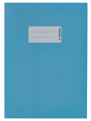 Herma Heftumschlag Papier Recycling DIN A5 Blau (Heftschoner)