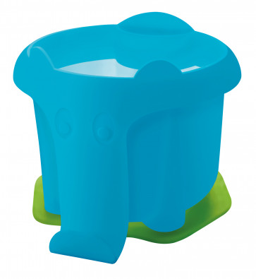 Pelikan Wasserbox Elefant Blau mit Pinselhalter und Wasserkammer