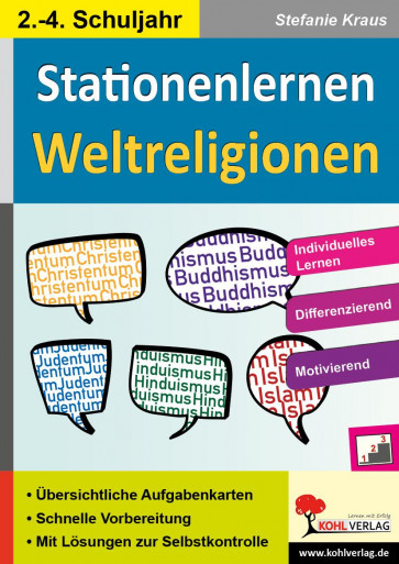 Kohls Stationenlernen Weltreligionen / 2.-4. Sj.