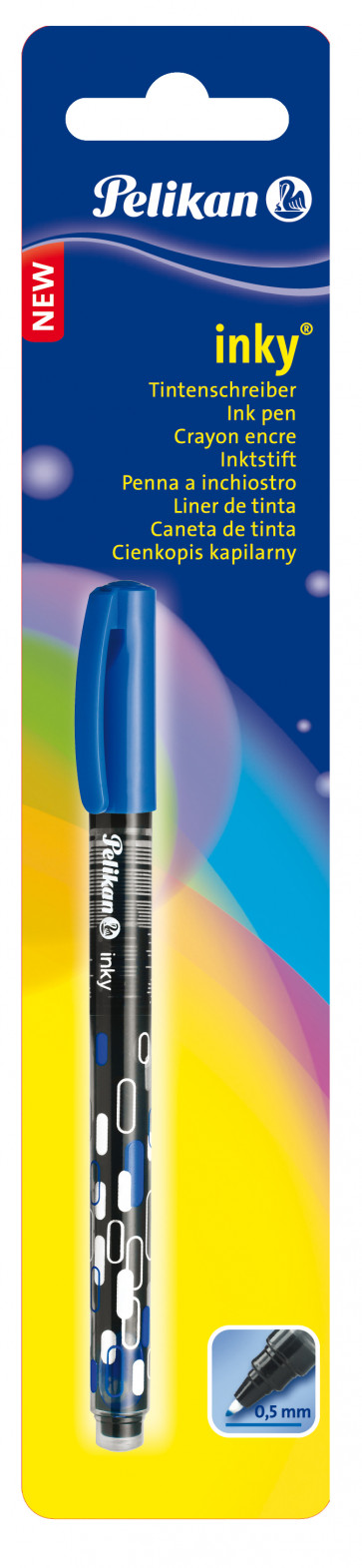 Pelikan Tintenschreiber Inky® Blau Blisterverpackung mit 1 Stück