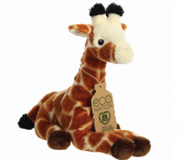 AURORA Kuscheltier Eco Nation Kuscheltiere Giraffe 25 cm seitlich