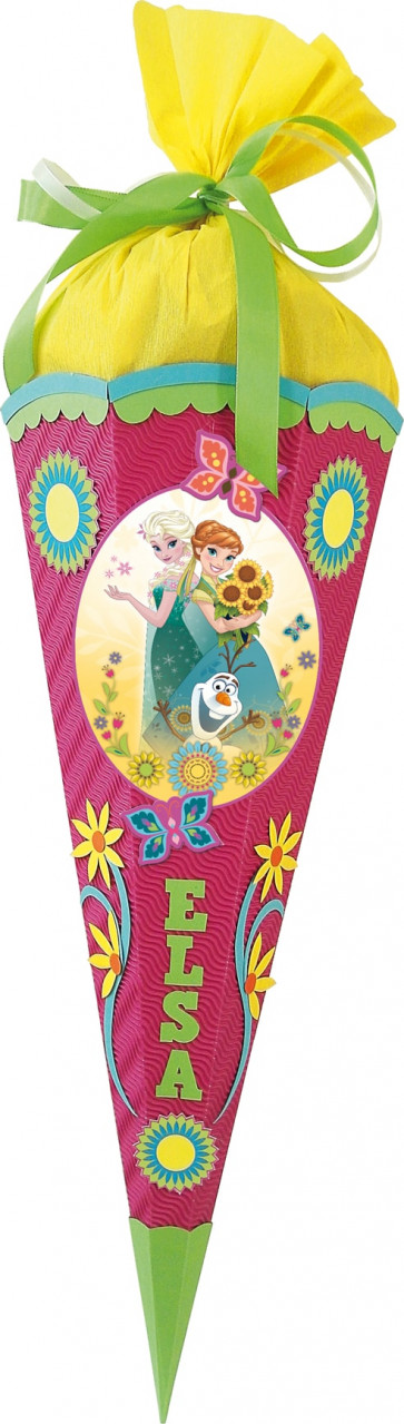 Nestler Disney die Eiskönigin Bastelschultüte sechseckig 67cm