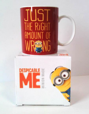 Minions Tasse Just the right amount of wrong