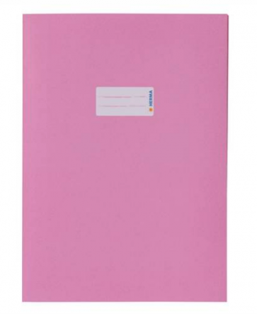 Herma Heftumschlag Papier Recycling DIN A4 Rosa (Heftschoner)