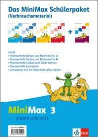 Mathe Minimax/Schülerpaket 3. Sj./Verbrauchsmaterial