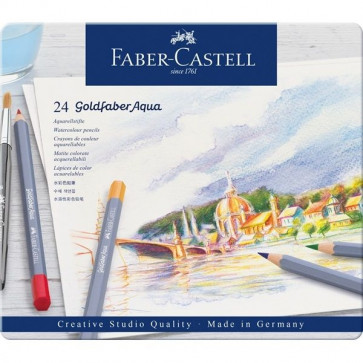 Faber-Castell Aquarell-Farbstifte Goldfaber 24er Set