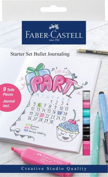 Faber-Castell Bullet Journaling Starter 9er Set Front