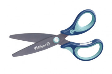 Pelikan Griffix® Schulschere Blau für Rechtshänder rund