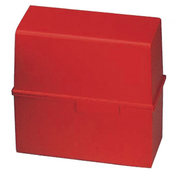 Han Karteikartenbox DIN A6 quer ungefüllt rot 976-17 