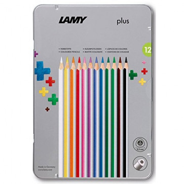LAMY plus 12er-Set-Metallbox Farbstifte