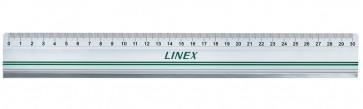 Linex Schneidelineal aus Aluminium 30 cm