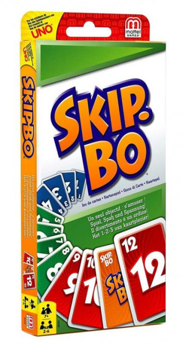 MATTEL GAMES Kartenspiel Skip-Bo Verpackung Vorderseite
