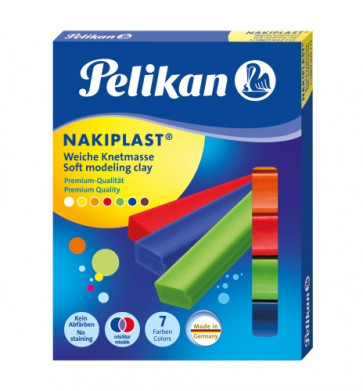 Pelikan Knete Nakiplast® 7 Farben 125g