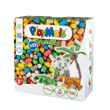 PlayMais® CLASSIC 3D Wild Animals Bauspielzeug Set