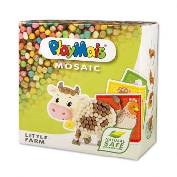 PlayMais® MOSAIC Little Farm Bauspielzeug Set Bauernhof Tiere