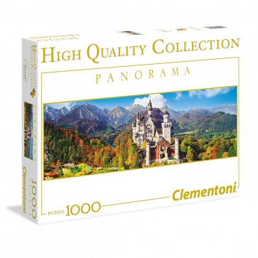 Puzzle Panorama "Schloss Neuschwanstein" von Clementoni 1000 Teile 