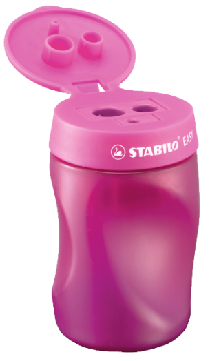STABILO Dosen-Spitzer Linkshänder -  EASYsharpener - 3 in 1 - pink