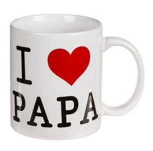 Kaffeebecher "I Love Papa"
