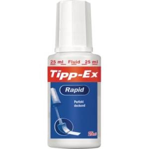 BIC Tipp-Ex Korrekturflüssigkeit Rapid 8119143 schnelltrocknend 25ml weiß