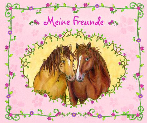 Loewe Freundebuch 21,0x17,5cm Meine Freunde Pferde ab 6